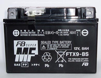 FB（フルカワ） FTX9-BS バイク用MFバッテリー | FB | バッテリー | パーツラインアップ ｜バイクパーツ・バイク部品・用品の ...
