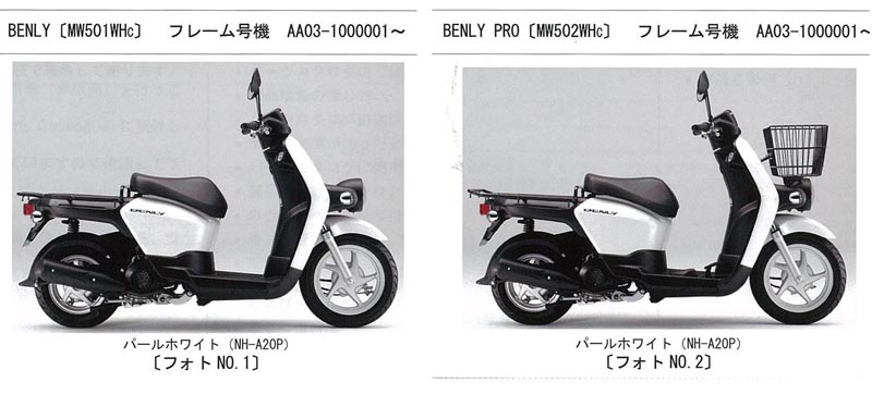 HONDA BENLY（ベンリィ）/BENLY PRO パーツリスト【11GGMC02】 | HONDA 