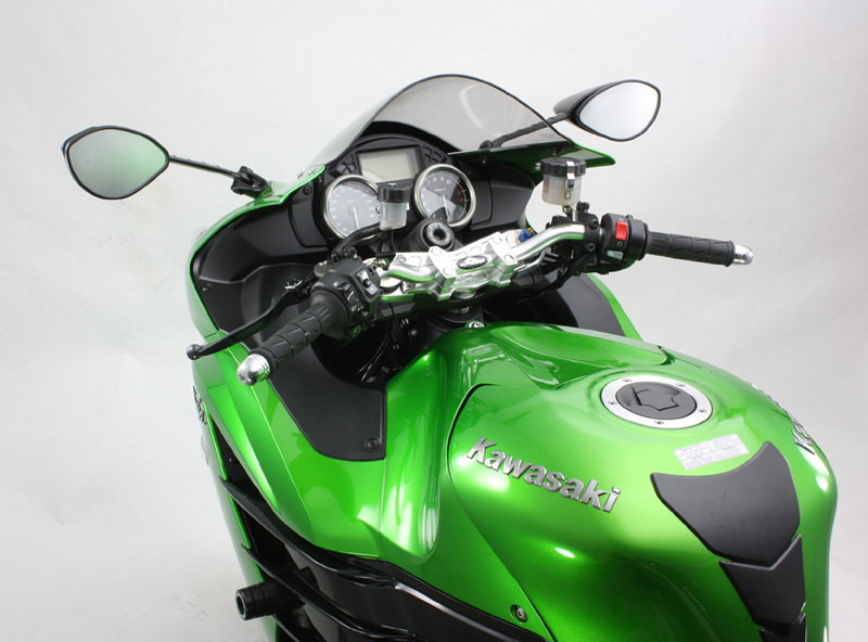 ZZR1400/ZX-14R（'12） ハリケーン バーハンドルキット【HBK666AS