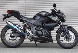 Ninja250/Z250　BEET　NASSERT Evo スリップオンマフラー【0278-KB9-50/BL】