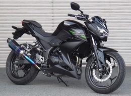 Ninja250/Z250　BEET　NASSERT Evolution フルエキゾーストマフラー【0277-KC3-BL】