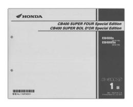 HONDA（ホンダ）　CB400SF/SB（'13） パーツリスト【11MFMD01】