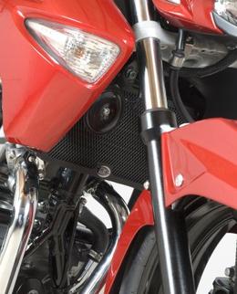 SUZUKI GSR250用　R&Gレーシング　ラジエターガード【RAD0143BK】 
