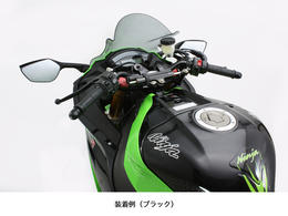 HURRICANE（ハリケーン） KAWASAKI NINJA ZX-10R ABS '11-'13用　バーハンドルキット ブラック【HBK671BS】