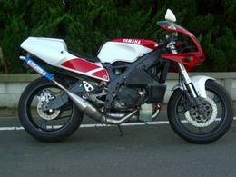 DOG FIGHT RACING製 YAMAHA TZR250R/RS('91-'94) ステンレスチャンバー/アルミサイレンサー