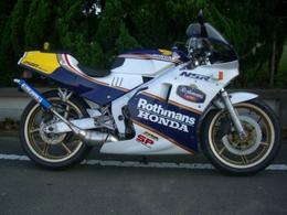 DOG FIGHT RACING製 HONDA NSR250R('88-'89) ステンレスチャンバー/アルミサイレンサー