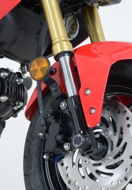 HONDA GROM/MSX125('13-)用　R&Gレーシング　フォークプロテクター【FP0102BK】 