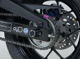 HONDA GROM/MSX125('13-)　R&Gレーシング製　スピンドルスライダー【SS0039BK】  