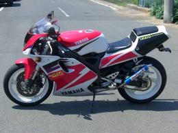 DOG FIGHT RACING製 YAMAHA TZR250SPR('95-) ステンレスチャンバー/カーボンサイレンサー  