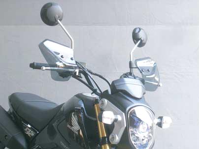 Honda Grom グロム 用 旭精器製 ナックルバイザー Gr 01 Asahi ハンドル ステップ パーツラインアップ バイクパーツ バイク部品 用品のことならparts Online