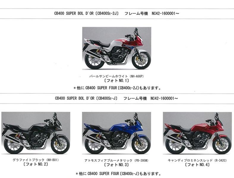 CB400SF(NC39)　サービスマニュアル