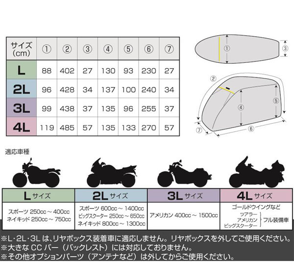 MARUTO フルカバー・バイクカバー 【3Lサイズ】 | MARUTO | 防犯グッズ | サプライリスト ｜バイクパーツ・バイク部品・用品のことならParts  Online