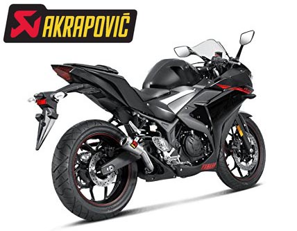 YZF-R25/R3/MT-25 AKRAPOVIC(アクラポヴィッチ) スリップオンライン GP STYLE ステンレスサイレンサー【S