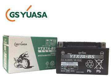 GSYUASA　YTX7A-BS　VRLA（制御弁式）バイク用バッテリー