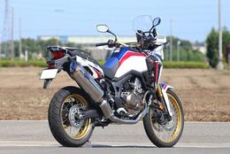 アールズギア CRF1000L Africa Twin用ワイバンリアルスペック シングルマフラー/チタン【RH23-01RT】