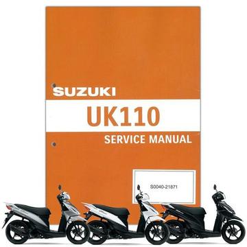 SUZUKI（スズキ）　アドレス110　サービスマニュアル【99600-31583】