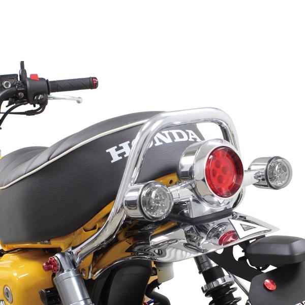 モンキー125 スペシャルパーツ武川 グラブバー（クロムメッキ）【09-11
