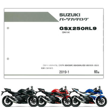 SUZUKI（スズキ）　GSX250R（'19） パーツリスト【9900B-68115】