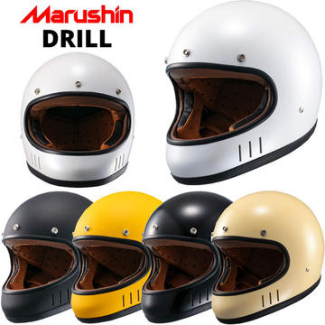 Marushin（マルシン） DRILL MNF2 レトロフルフェイスヘルメット