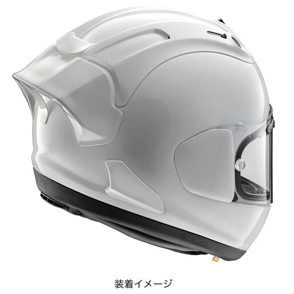 Arai（アライ） RX-7Xレーシングスポイラー（白/ホワイト） 105121 | Arai | ヘルメット | サプライリスト  ｜バイクパーツ・バイク部品・用品のことならParts Online