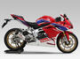 ヨシムラ CBR250RR（20） Slip-On R-11 サイクロン 1エンド EXPORT SPEC 政府認証 ST （チタンカバー） 110-44C-5E80