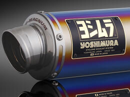 ヨシムラ XMAX（18-20） 機械曲GP-MAGNUM115 サイクロン EXPORT SPEC 政府認証 STB （チタンブルーカバー） 110A-316-5U80B