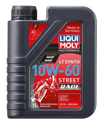 LIQUI MOLY(リキモリ) 4サイクルエンジンオイル Motorbike 4T Synth 10W-60 Street Race 20853