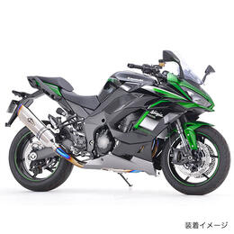 Kawasaki Ninja1000SX('20-) アールズギア  リアルスペック フルエキゾーストマフラー（チタンポリッシュ） RK36-TUST