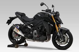 ヨシムラ GSX-S1000('21) Slip-On R-11Sqサイクロン EXPORT SPEC 政府認証 STB(チタンブルーカバー) 110-19A-L16G0