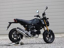 WR's GROM('21) ショートオーバルフルエキゾースト ステンレスサイレンサー LA1180JM