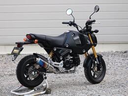 WR's GROM('21) ショートオーバルフルエキゾースト 焼き色タイプサイレンサー LS1180JM