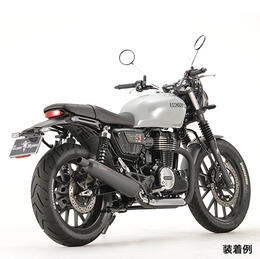 HONDA GB350/S アールズギア ワイバンクラシック　スリップオンマフラー（ブラックエディション）　WH51-03CB