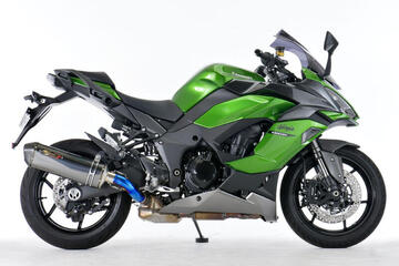 NOJIMA（ノジマ） Ninja1000SX('20-) LOCK-ON DLCサイレンサー 機械曲げチタンテールパイプ ヒートスペック スリップオンマフラー 純正パニア対応 NT664SLCDP-CLK