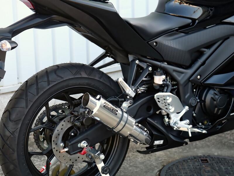 WR'S MT-25 MT-03 スリップオン ステンレスショートオーバル