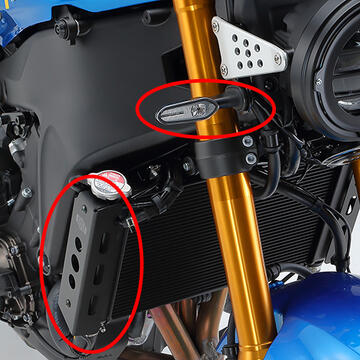 ワイズギア XSR900('22-) ラジエターサイドカバー ウインカー移設キット Q5K-ATV-Y82-328