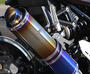 r's gear（アールズギア ）　Z900RS/CAFE ワイバンクラシック Rフルエキゾースト マフラー UPタイプ チタンドラッグブルー　WK31-EUDB