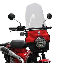 旭風防 CT125 ロング風防（赤黒たれ） アンダーリペアクロウモデル CT-T11