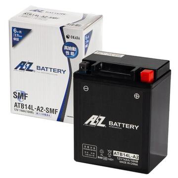 AZ BATTERY　二輪車用バッテリー　ATB14L-A2-SMF