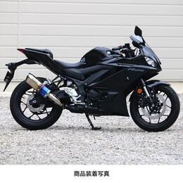 WR'S　YAMAHA YZF-R25('22-)/MT-25('22-)　SS-OVALスリップオンマフラー（焼き色チタン）　SB2270JM