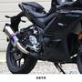 WR'S　YAMAHA YZF-R25('22-)/MT-25('22-)　SS-OVALスリップオンマフラー（焼き色チタン）　SB2270JM