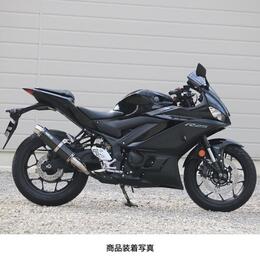 WR'S　YAMAHA YZF-R25('22-)/MT-25('22-)　ラウンド スリップオンマフラー（カーボン）　BC2270JM