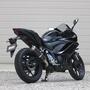 WR'S　YAMAHA YZF-R25('22-)/MT-25('22-)　ラウンド スリップオンマフラー（カーボン）　BC2270JM