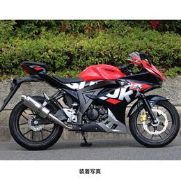 WR'S　GSX-R125/GSX-S125　ST-OVALフルエキゾーストマフラー（ソリッドチタン） LV3140JM