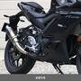 WR'S　YAMAHA YZF-R25('22-)/MT-25('22-)　S.O.Vショートオーバルスリップオンマフラー（焼き色チタン）　FV2270JM