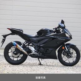 WR'S　YAMAHA YZF-R25('22-)/MT-25('22-)　S.O.Vショートオーバルスリップオンマフラー（焼き色チタン）　FV2270JM