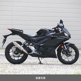 WR'S　YAMAHA YZF-R25('22-)/MT-25('22-)　S.O.Vショートオーバルスリップオンマフラー（ソリッドチタン）　NV2270JM