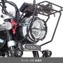 スペシャルパーツ武川 CT125/モンキー125/ダックス125 ヘッドライトガード（ビレット/ブラック） 09-09-0087