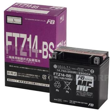 FB（フルカワ）　FTZ14-BS　バイク用MFバッテリー 