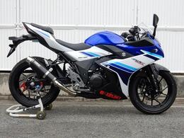 WR'S　SUZUKI GSX250R　SLIP-ON ラウンドカーボンサイレンサー　BC3220JM