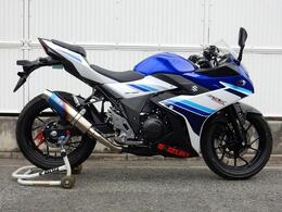 WR'S　SUZUKI GSX250R　SLIP-ON ラウンドチタンサイレンサー（焼き色）　BK3220JM